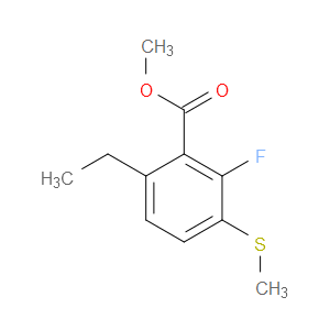 methyl 6-ethyl-2-fluoro-3-(methylthio)benzoate