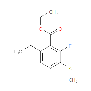 ethyl 6-ethyl-2-fluoro-3-(methylthio)benzoate