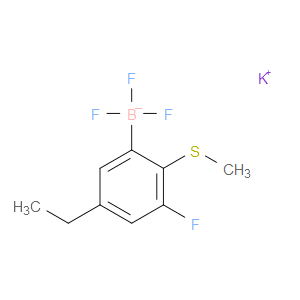 potassium (5-ethyl-3-fluoro-2-(methylthio)phenyl)trifluoroborate