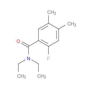 N,N-diethyl-2-fluoro-4,5-dimethylbenzamide