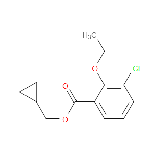cyclopropylmethyl 3-chloro-2-ethoxybenzoate