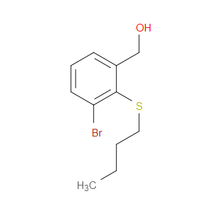 (3-bromo-2-(butylthio)phenyl)methanol