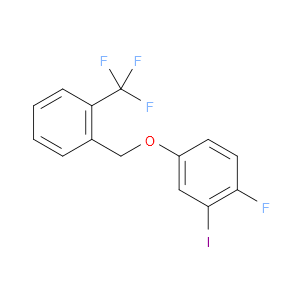 1-fluoro-2-iodo-4-((2-(trifluoromethyl)benzyl)oxy)benzene