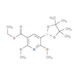 ethyl 2,6-dimethoxy-5-(4,4,5,5-tetramethyl-1,3,2-dioxaborolan-2-yl)nicotinate
