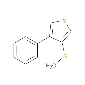 3-(methylthio)-4-phenylthiophene