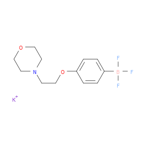 potassium trifluoro(4-(2-morpholinoethoxy)phenyl)borate