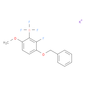 potassium (3-(benzyloxy)-2-fluoro-6-methoxyphenyl)trifluoroborate