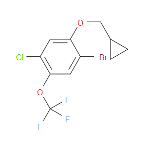 1-bromo-4-chloro-2-(cyclopropylmethoxy)-5-(trifluoromethoxy)benzene