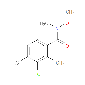 3-chloro-N-methoxy-N,2,4-trimethylbenzamide