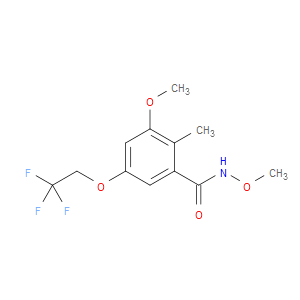 N,3-dimethoxy-2-methyl-5-(2,2,2-trifluoroethoxy)benzamide