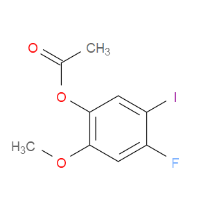 4-Fluoro-5-iodo-2-methoxyphenyl acetate