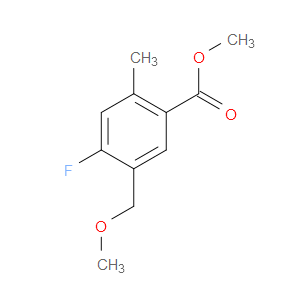 methyl 4-fluoro-5-(methoxymethyl)-2-methylbenzoate
