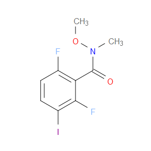 2,6-difluoro-3-iodo-N-methoxy-N-methylbenzamide