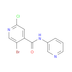 5-Bromo-2-chloro-N-3-pyridinyl-4-pyridinecarboxamide