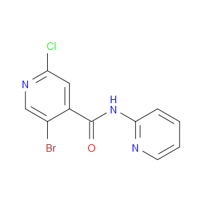 5-Bromo-2-chloro-N-2-pyridinyl-4-pyridinecarboxamide