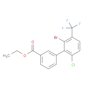 Ethyl 2'-bromo-6'-chloro-3'-(trifluoromethyl)biphenyl-3-carboxylate