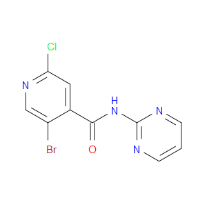 5-Bromo-2-chloro-N-2-pyrimidinyl-4-pyridinecarboxamide