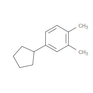 4-cyclopentyl-1,2-dimethylbenzene