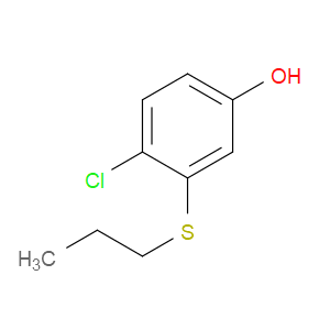 4-Chloro-3-(propylthio)phenol