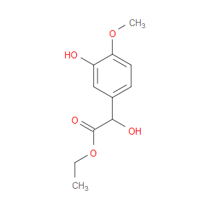 Ethyl α,3-dihydroxy-4-methoxybenzeneacetate
