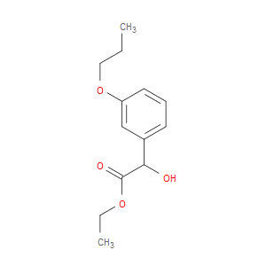 Ethyl α-hydroxy-3-propoxybenzeneacetate