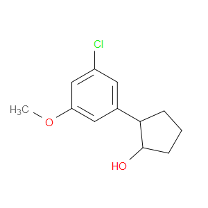2-(3-Chloro-5-methoxyphenyl)cyclopentanol