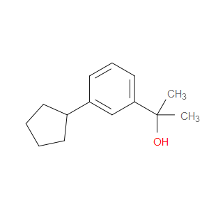 3-Cyclopentyl-α,α-dimethylbenzenemethanol