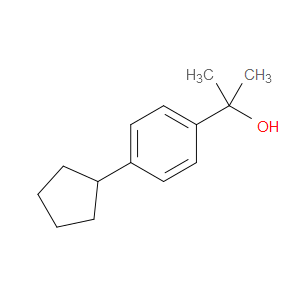 4-Cyclopentyl-α,α-dimethylbenzenemethanol