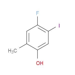 4-Fluoro-5-iodo-2-methylphenol