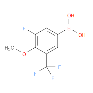 3-Fluoro-4-methoxy-5-trifluoromethylphenylboronic acid
