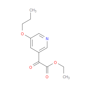 Ethyl α-oxo-5-propoxy-3-pyridineacetate