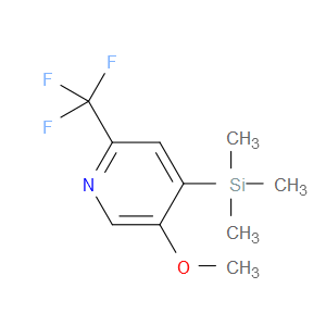 Pyridine, 5-methoxy-2-(trifluoromethyl)-4-(trimethylsilyl)-