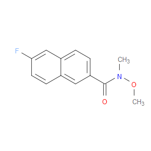 6-Fluoro-N-methoxy-N-methyl-2-naphthalenecarboxamide