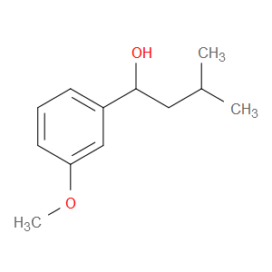 1-(3-methoxyphenyl)-3-methylbutan-1-ol