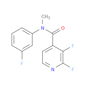 2,3-Difluoro-N-(3-fluorophenyl)-N-methyl-4-pyridinecarboxamide