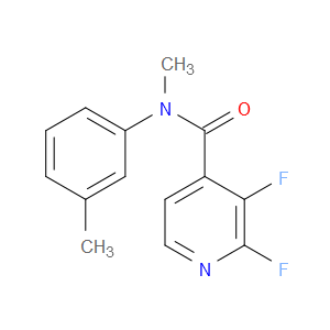 2,3-Difluoro-N-methyl-N-(3-methylphenyl)-4-pyridinecarboxamide
