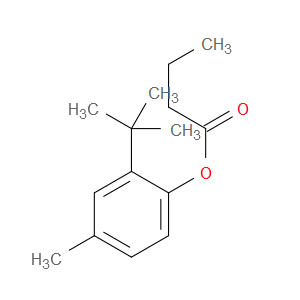 2-(1,1-Dimethylethyl)-4-methylphenyl butanoate