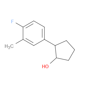 2-(4-Fluoro-3-methylphenyl)cyclopentanol