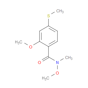 N,2-Dimethoxy-N-methyl-4-(methylthio)benzamide