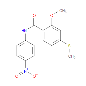 2-Methoxy-4-(methylthio)-N-(4-nitrophenyl)benzamide