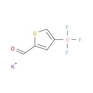 Borate(1-), trifluoro(5-formyl-3-thienyl)-, potassium (1:1), (T-4)-