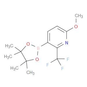 Pyridine, 6-methoxy-3-(4,4,5,5-tetramethyl-1,3,2-dioxaborolan-2-yl)-2-(triflu...