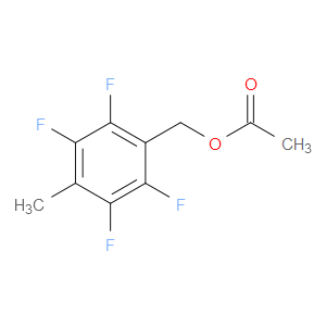 Benzenemethanol, 2,3,5,6-tetrafluoro-4-methyl-, 1-acetate