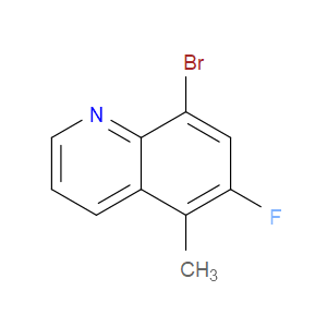 Quinoline, 8-bromo-6-fluoro-5-methyl-