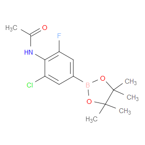 Acetamide, N-[2-chloro-6-fluoro-4-(4,4,5,5-tetramethyl-1,3,2-dioxaborolan-2-y...