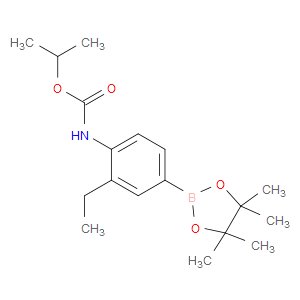 isopropyl (2-ethyl-4-(4,4,5,5-tetramethyl-1,3,2-dioxaborolan-2-yl)phenyl)carbamate