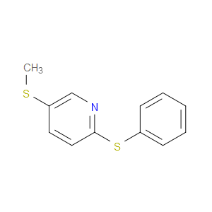 5-(Methylthio)-2-(phenylthio)pyridine