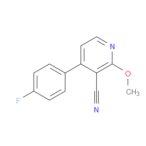 4-(4-Fluorophenyl)-2-methoxy-3-pyridinecarbonitrile