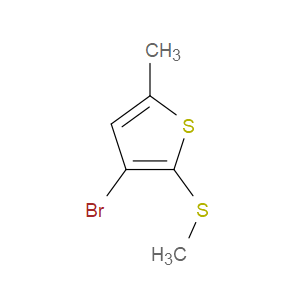 3-Bromo-5-methyl-2-(methylthio)thiophene