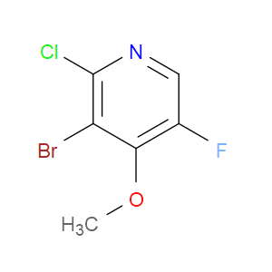 Pyridine, 3-bromo-2-chloro-5-fluoro-4-methoxy-
